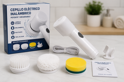 Cepillo Eléctrico Potente Inalámbrico